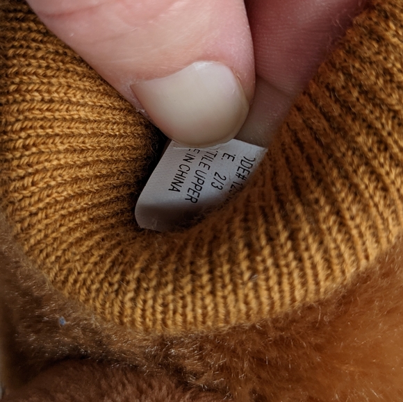 MONKEY baby boy slippers plush house shoes sz 2/3 - Picture 3 of 6